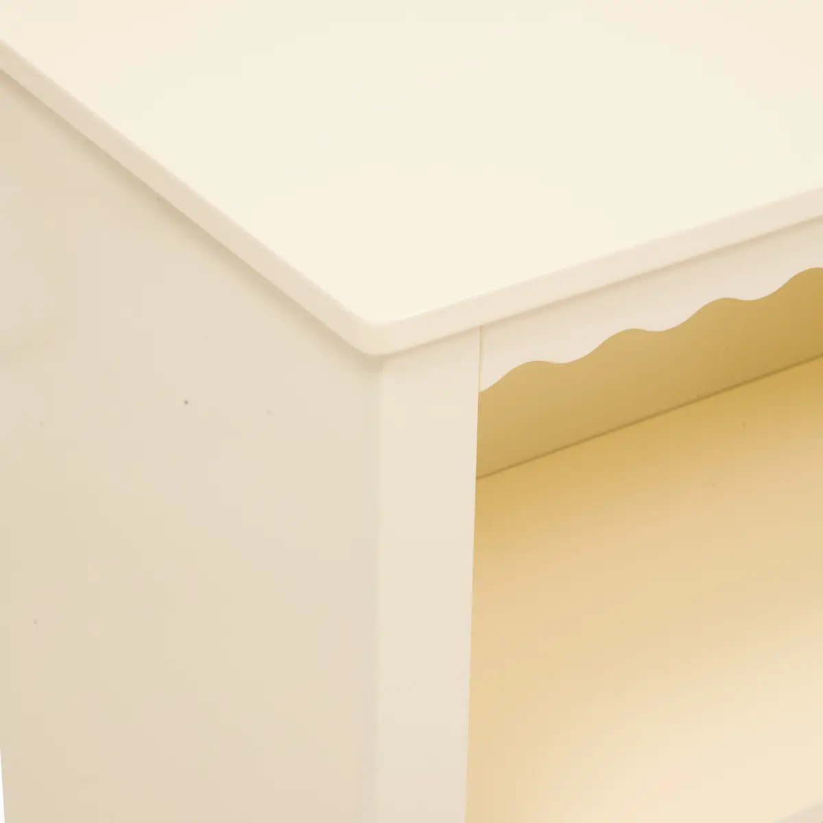 Bibliothèque Enfant Bouli 2 Niveaux Beige 60x30x65 cm