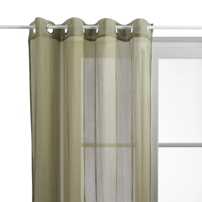 Voilage Zina 140x240cm vert kaki