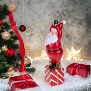 Babbo natale con mani giunte - Pezzi 1 - ROSSO - Bianchi Dino SpA