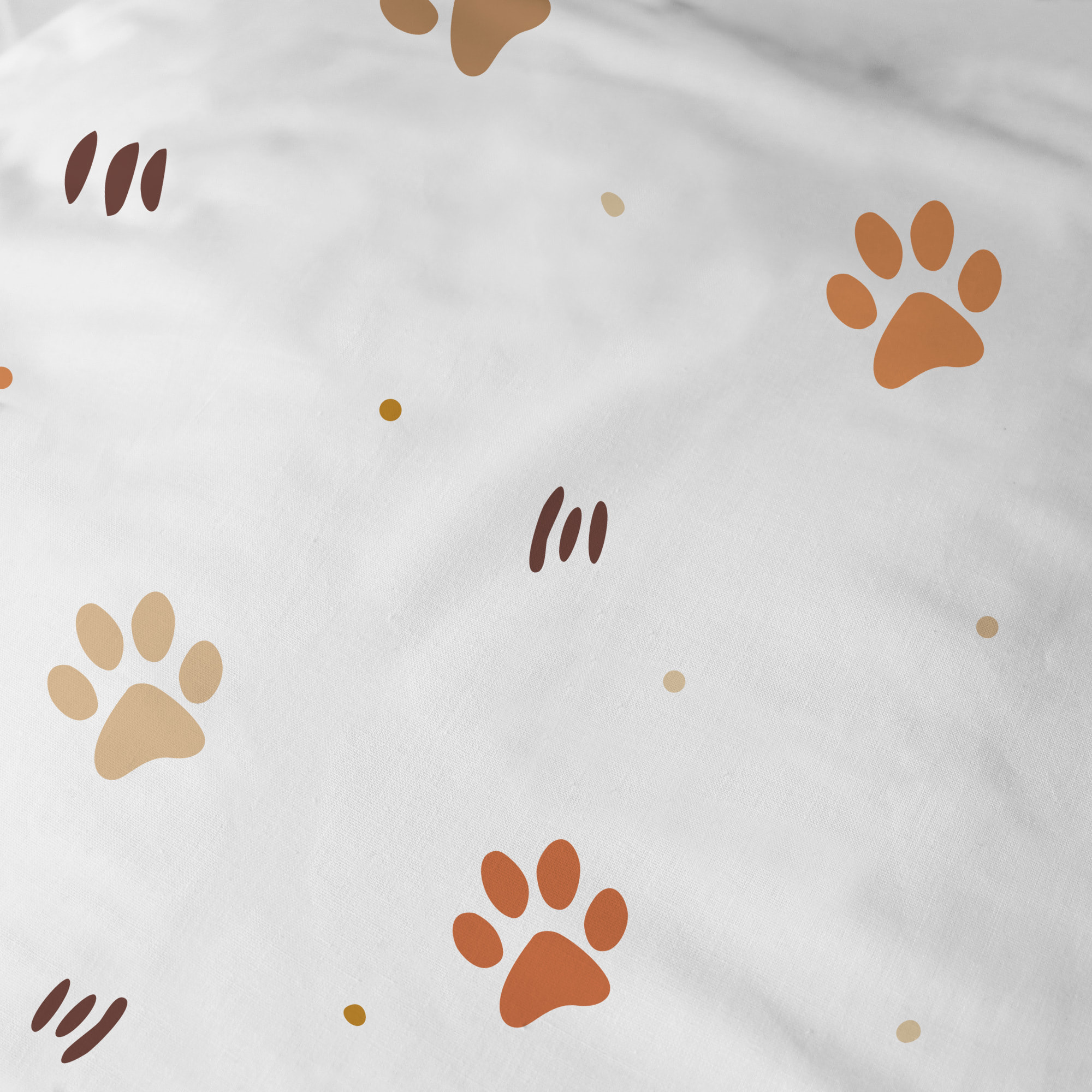 Parure de lit imprimée 100% coton, TIGRI