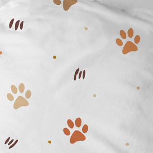 Parure de lit imprimée 100% coton, TIGRI