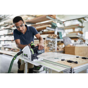 Scie plongeante FESTOOL TSC 55 5.0 KEBI-PLUS/XL - 2 batteries 18V 5.0Ah + lame de scie Ø 160 mm - 577342