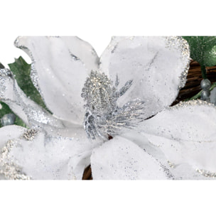 Corona Navidad Flor Foam Diam. 50 Cm