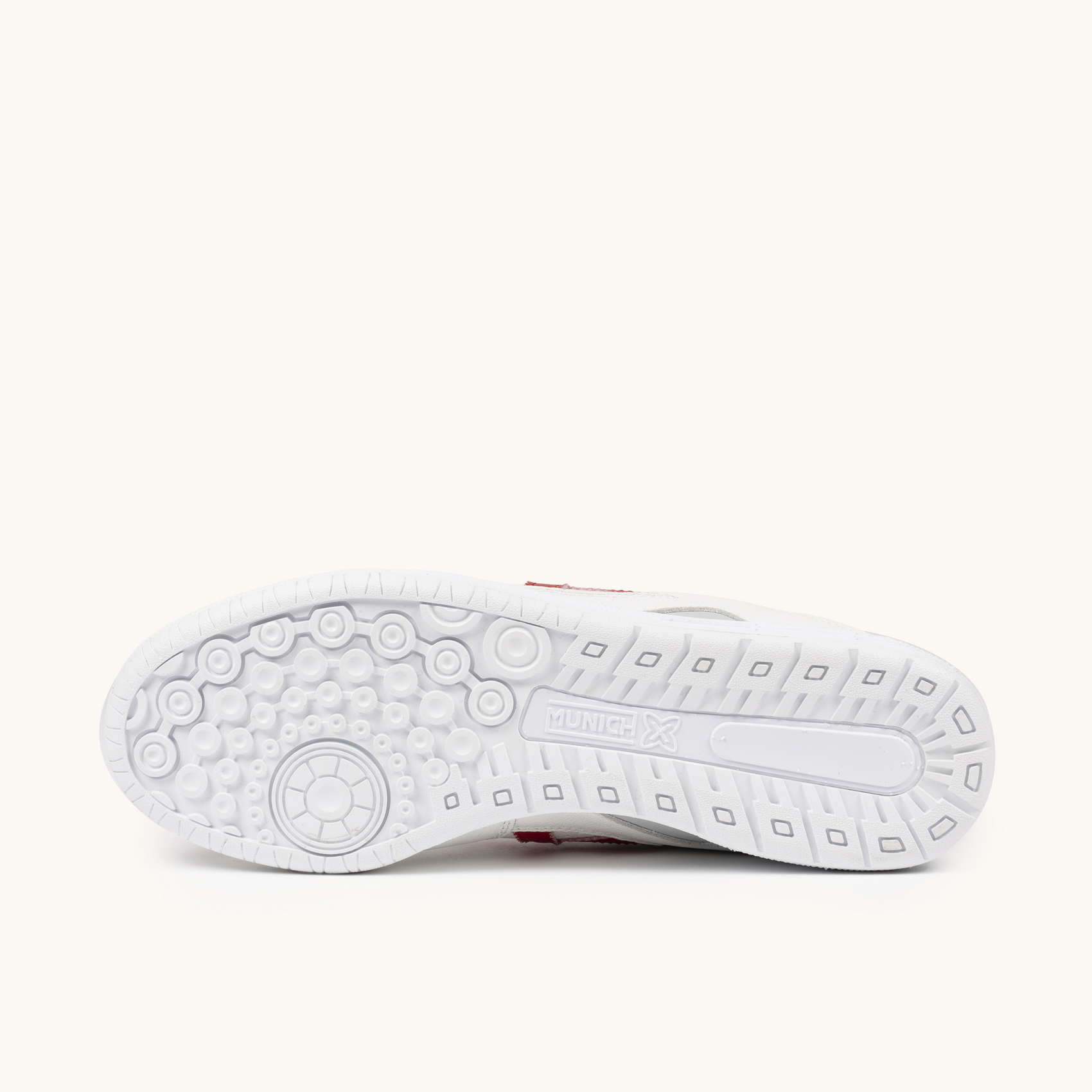 MUNICH CONTINENTAL V2 70 Zapatillas de Fútbol Sala Profesionales Blanco y Rojo