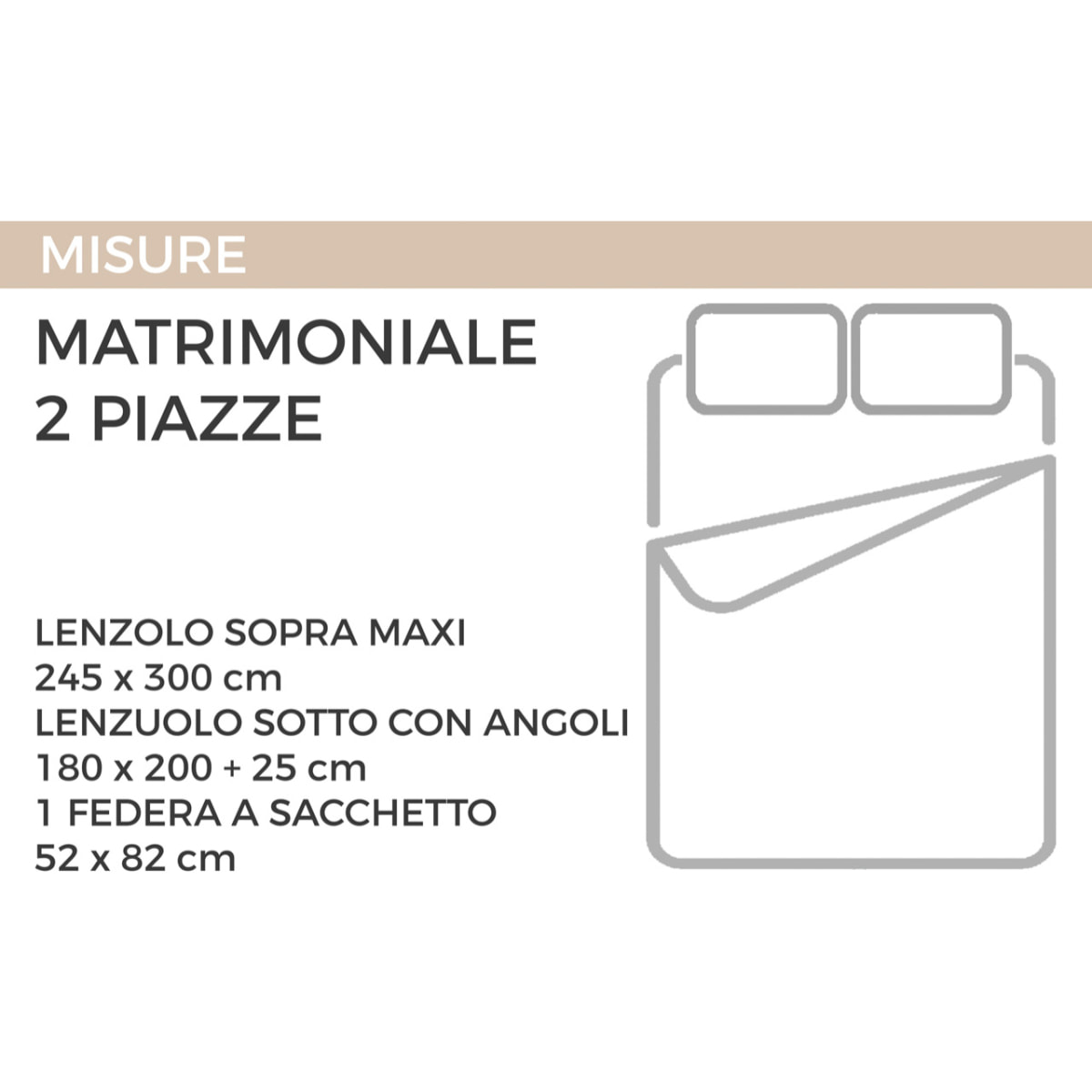 Completo Lenzuola In Calda Flanella Made in Italy Giorgia Grigio