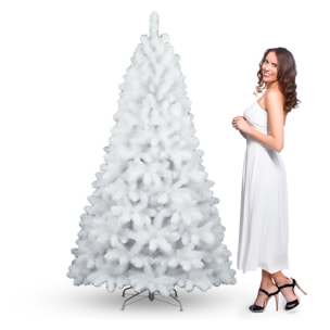 Cervino - Albero di Natale colore bianco ø99x180H, 684 rami