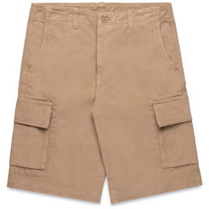Kappa - Pantaloni Corti Uomo Marrone - Zaskars
