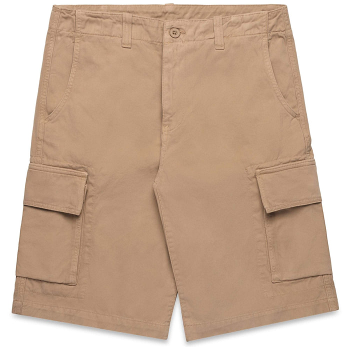 Kappa - Pantaloni Corti Uomo Marrone - Zaskars