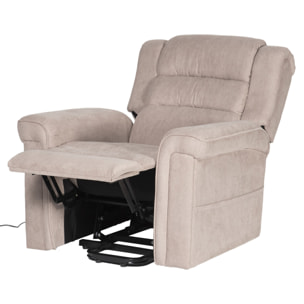 Fauteuil électrique inclinable BERNIE taupe