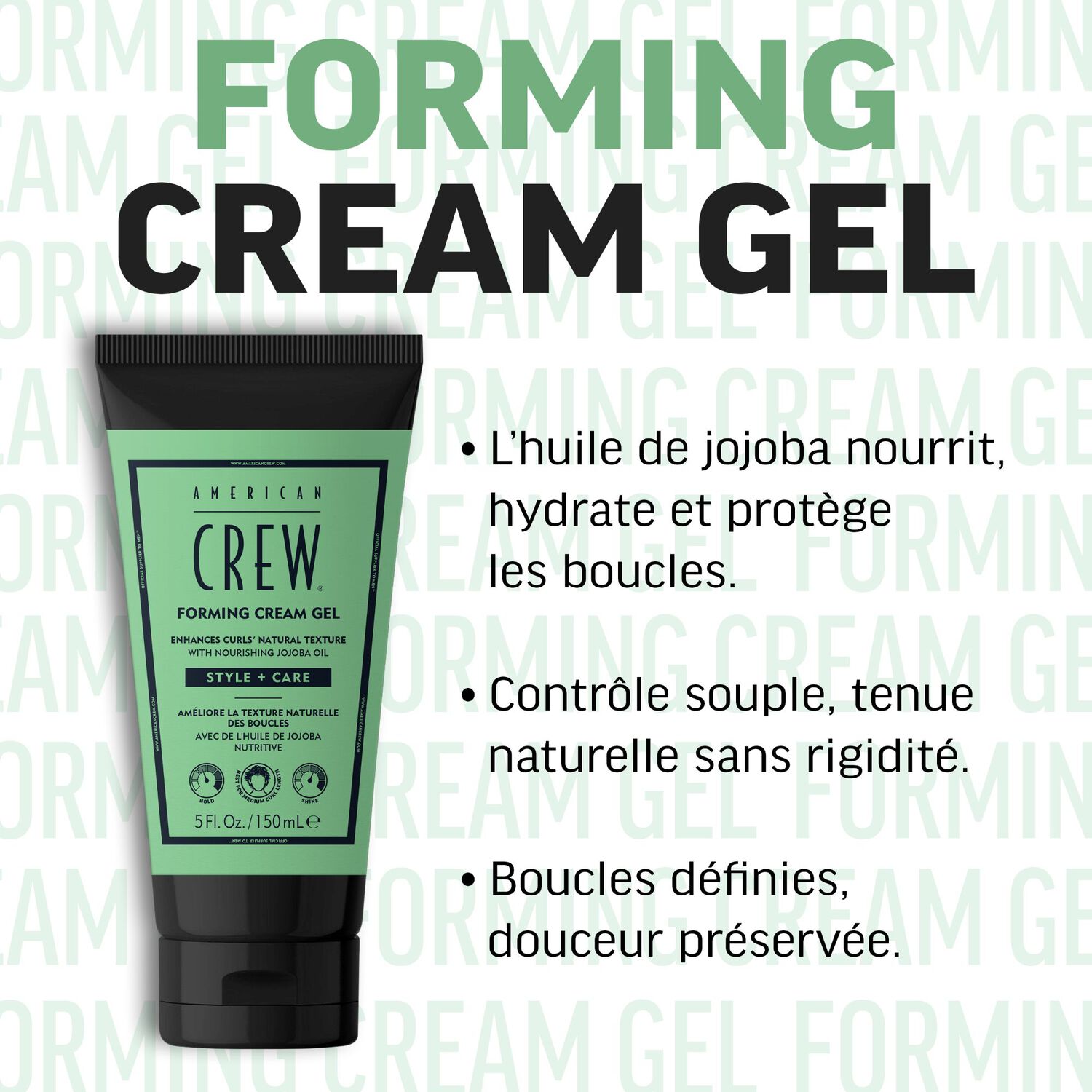 Crew Styling - Coiffant-soin hybride Forming Cream Gel 150ml