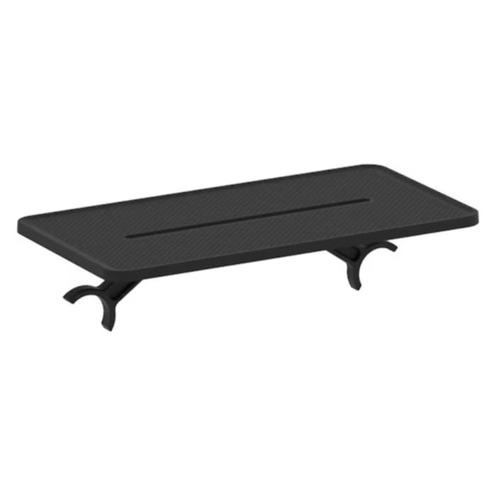 Tablette de douche installation sur mitigeur de douche noir mat