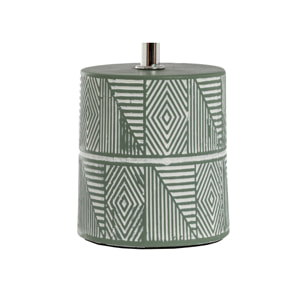 Lampada Da Tavolo Comodino Ricaricabile Accensione On/Off Modello Rodi Verde