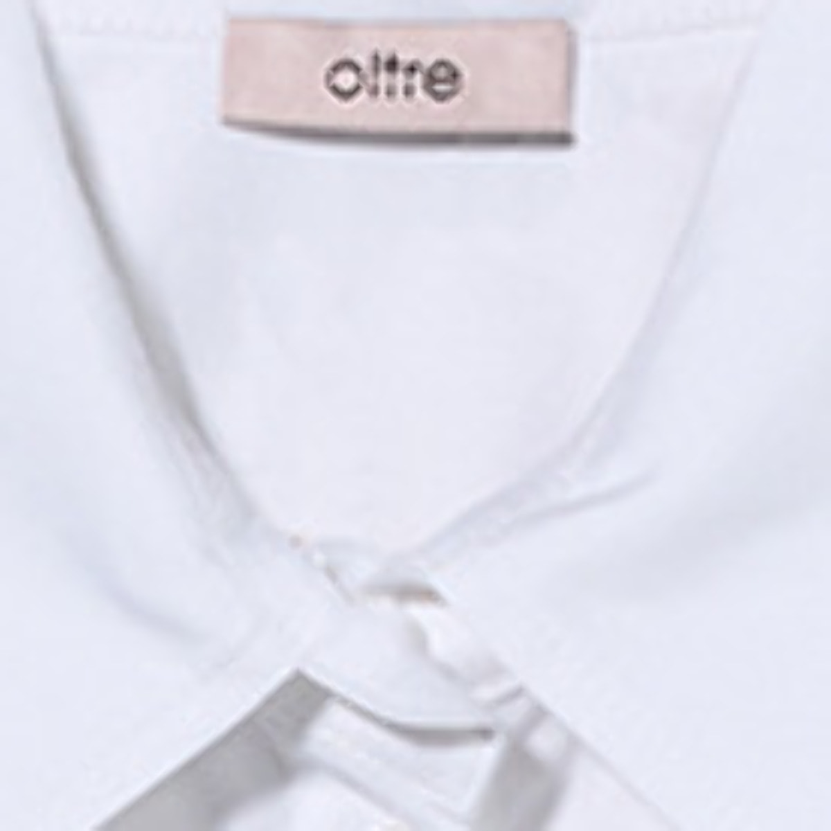 Oltre - Camicia basic in popeline - Bianco