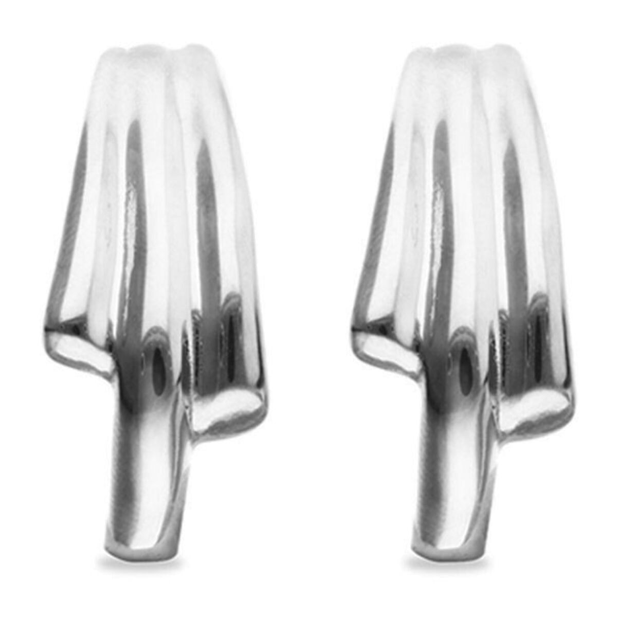 Pendiente RAÍCES PLATEADO U