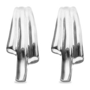 Pendiente RAÍCES PLATEADO U