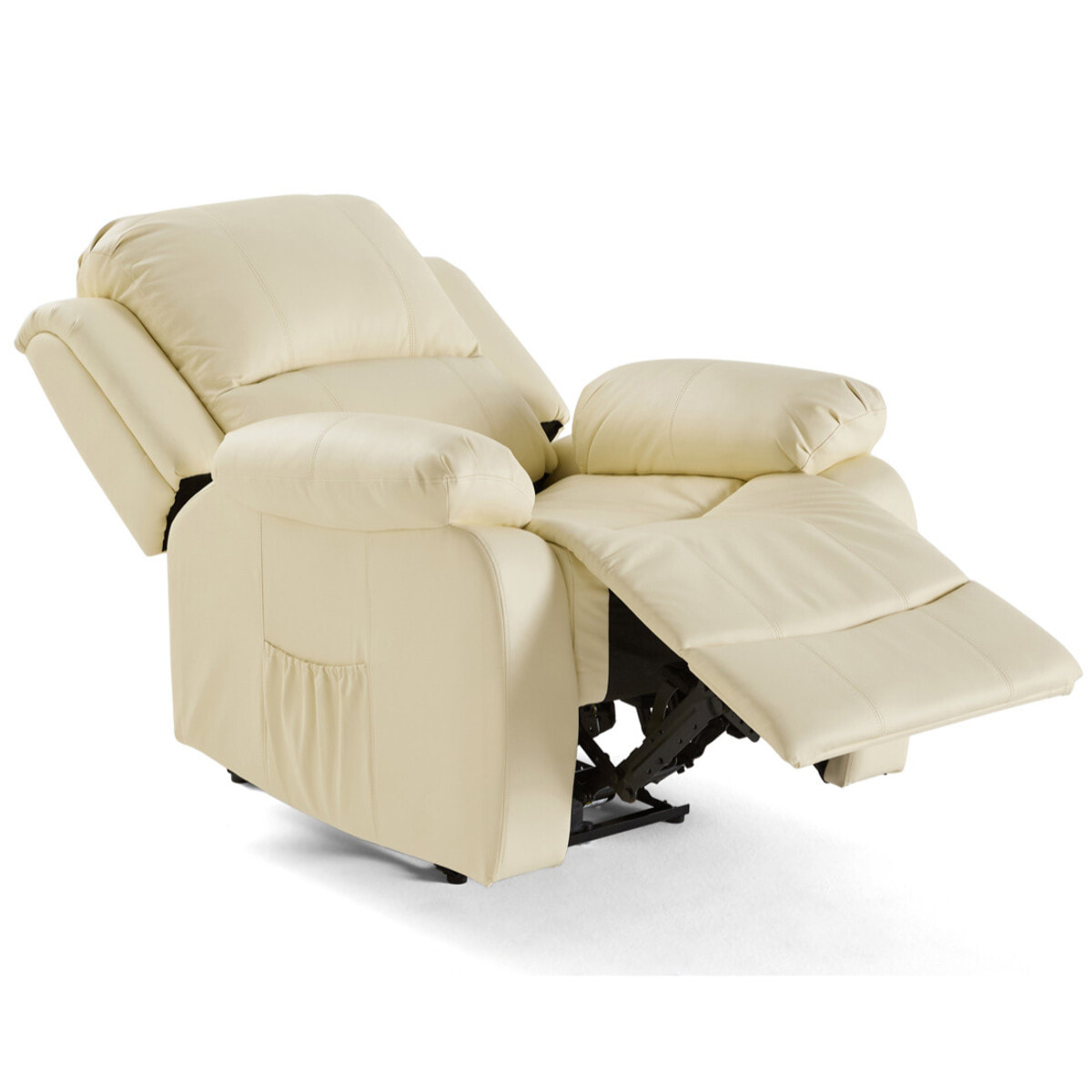 Armand - fauteuil relax électrique en simili - Beige