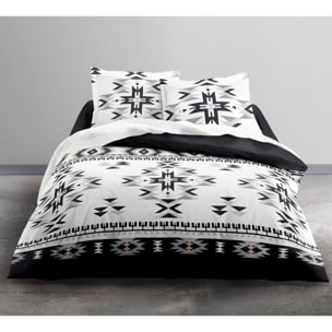 Parure Housse De Couette 3pcs 100% coton 57fils Hacienda