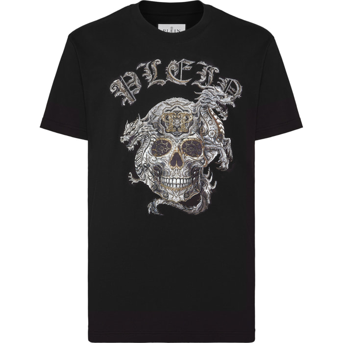 PHILIPP PLEIN T-Shirt Round Neck SKULL