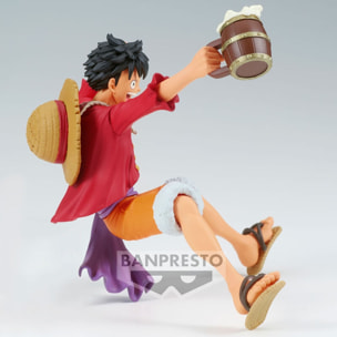 One Piece Figura Monkey D. Luffy "È un banchetto!!" 9 cm Banpresto