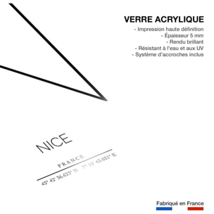 Tableau Nice Tableau plexiglas