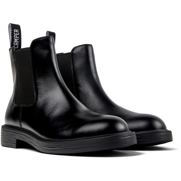 Botines - CAMPER Dean - Negro - Cuero liso