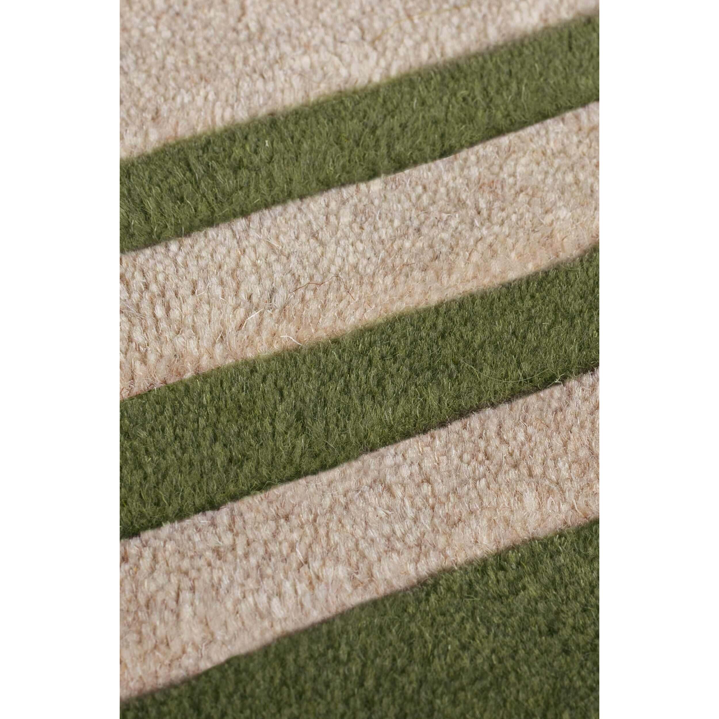 Tapis de couloir en laine à bordure festonné LOIS