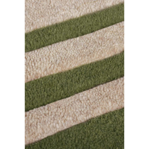 Tapis de couloir en laine à bordure festonné LOIS