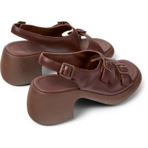 Sandalias - CAMPER Thelma - Marron - Cuero liso