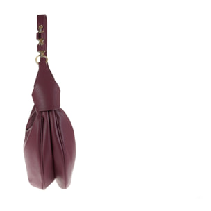 Borsa a spalla da donna Made in Italy - Modello Celeste Lux - 100% pelle - 33.0 x 25.5 x 12.0 cm