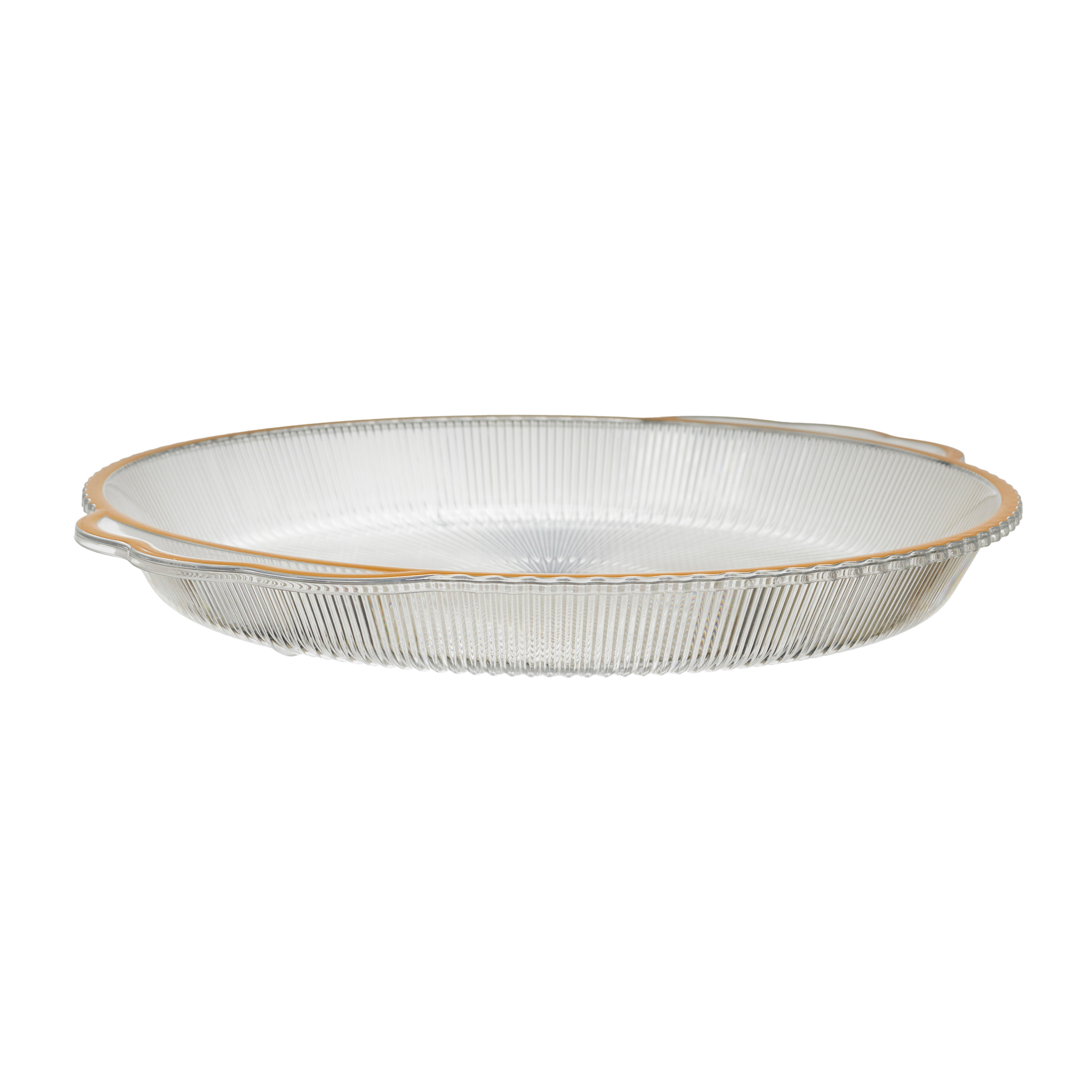 Plateau Rond - HOME DECO FACTORY - SABAH - Plastique - Blanc