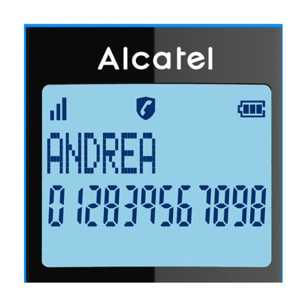 Téléphone sans fil ALCATEL F860 Duo Noir
