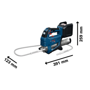 Pompe à graisse sans fil GFP 18V-10 - Sans batterie ni chargeur - BOSCH - 06019N6000