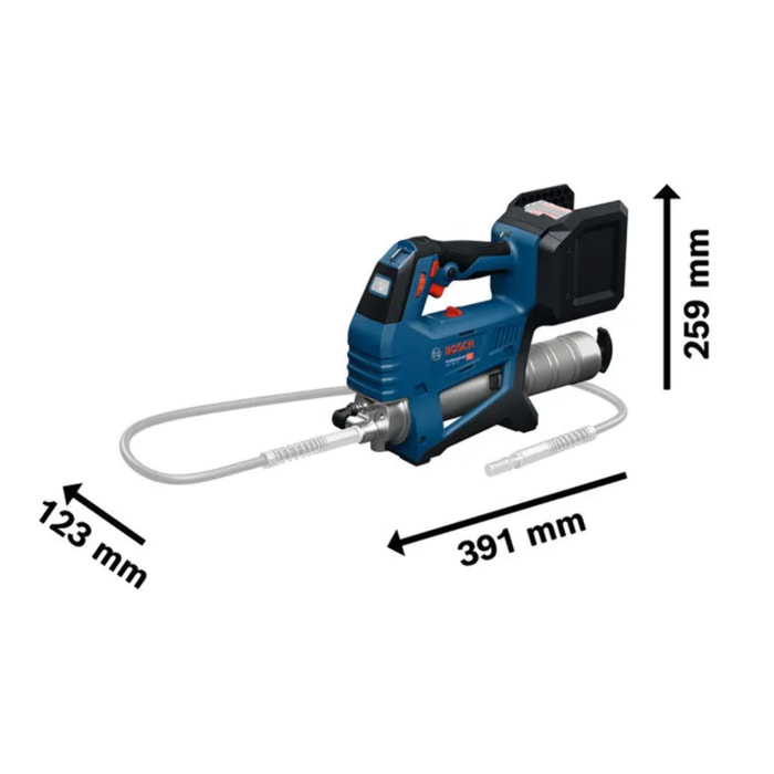 Pompe à graisse sans fil GFP 18V-10 - Sans batterie ni chargeur - BOSCH - 06019N6000