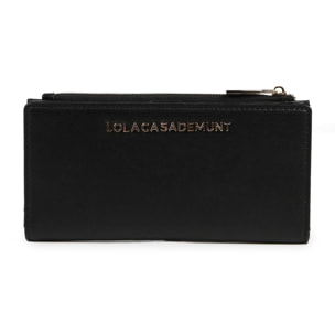 Portafoglio nero e dorato