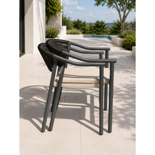 SUMBA - Lot de 2 fauteuils de jardin
