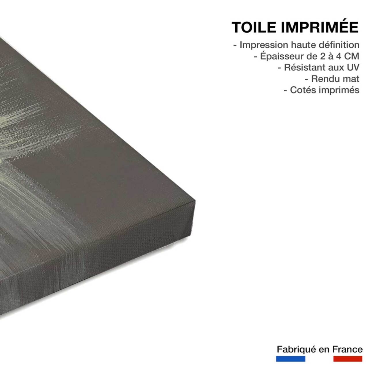 Tableau carré magique doré Toile imprimée