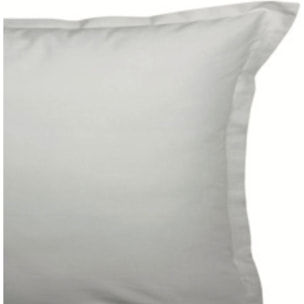 Lot de 2 taies 50x70cm 100% Coton Volant Plat Pique Blanc