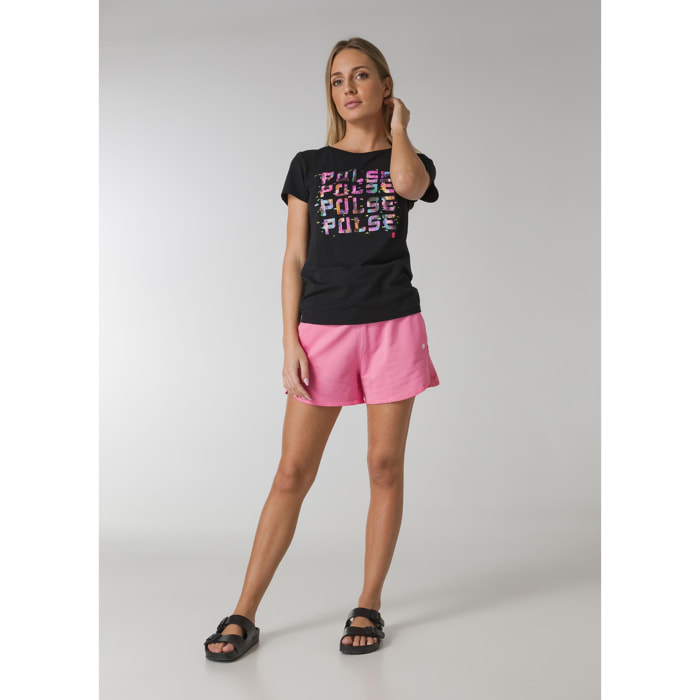 DEHA - Shorts MIXED FLEECE SPORTY SHORTS in Poliammide per donna