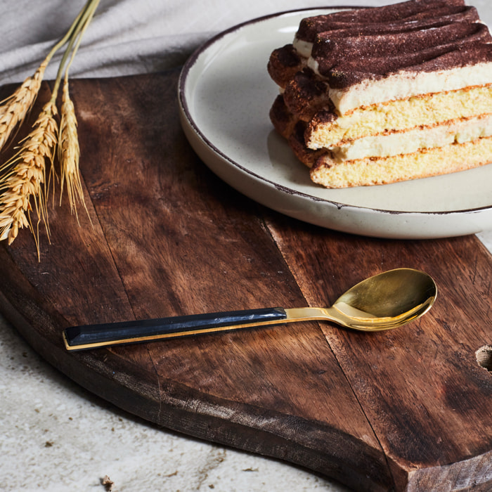 Cuillere A Dessert Noir X4 Charlotte