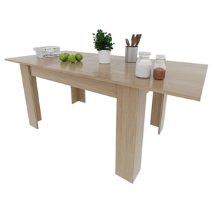 Tavolo da Pranzo Allungabile Estensibile Fino a 190 cm Tavolino Per 6 Persone Salotto Soggiorno Salone Design Moderno 190 x 78 x 90 cm Rovere