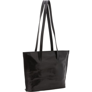 Borsa a spalla  da donna In Vera pelle Made in Italy 27x38,5x10 cm