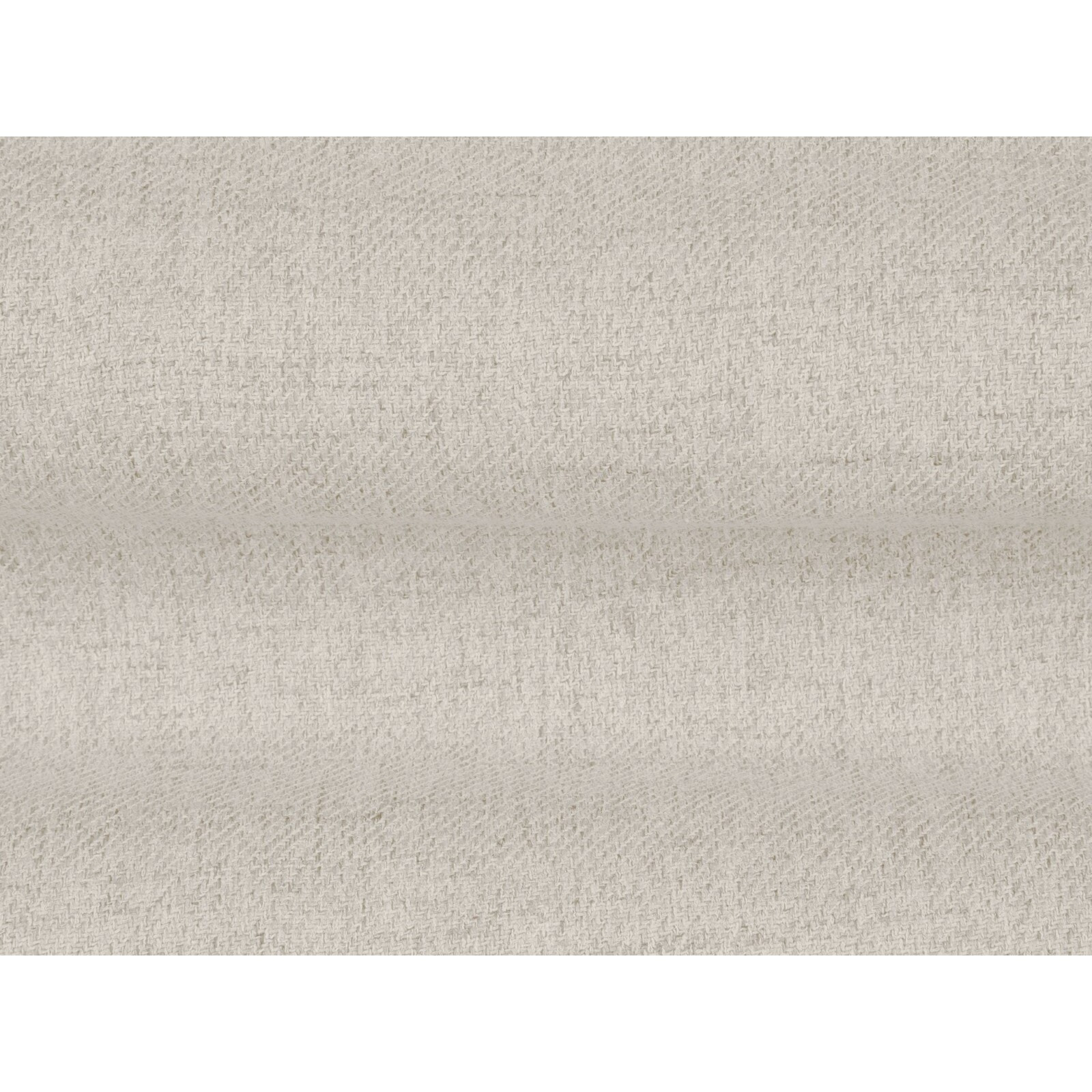 Méridienne gauche "Bali" en tissu structurel beige clair