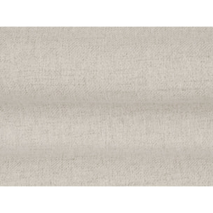 Méridienne gauche "Bali" en tissu structurel beige clair