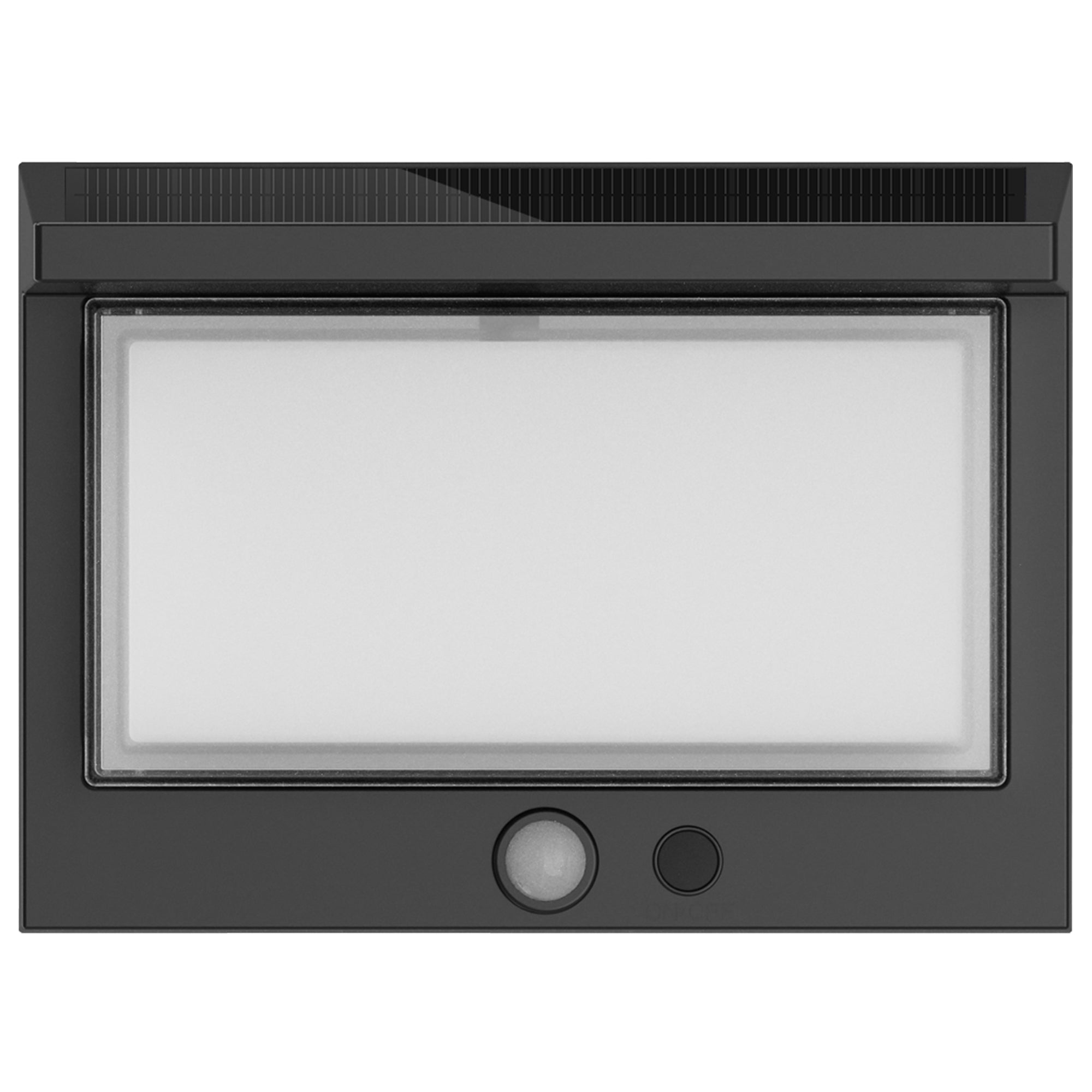Lot de 2 appliques murales solaires grises LED blanc 900 lumens éclairage puissant 2x ZEANY L22cm