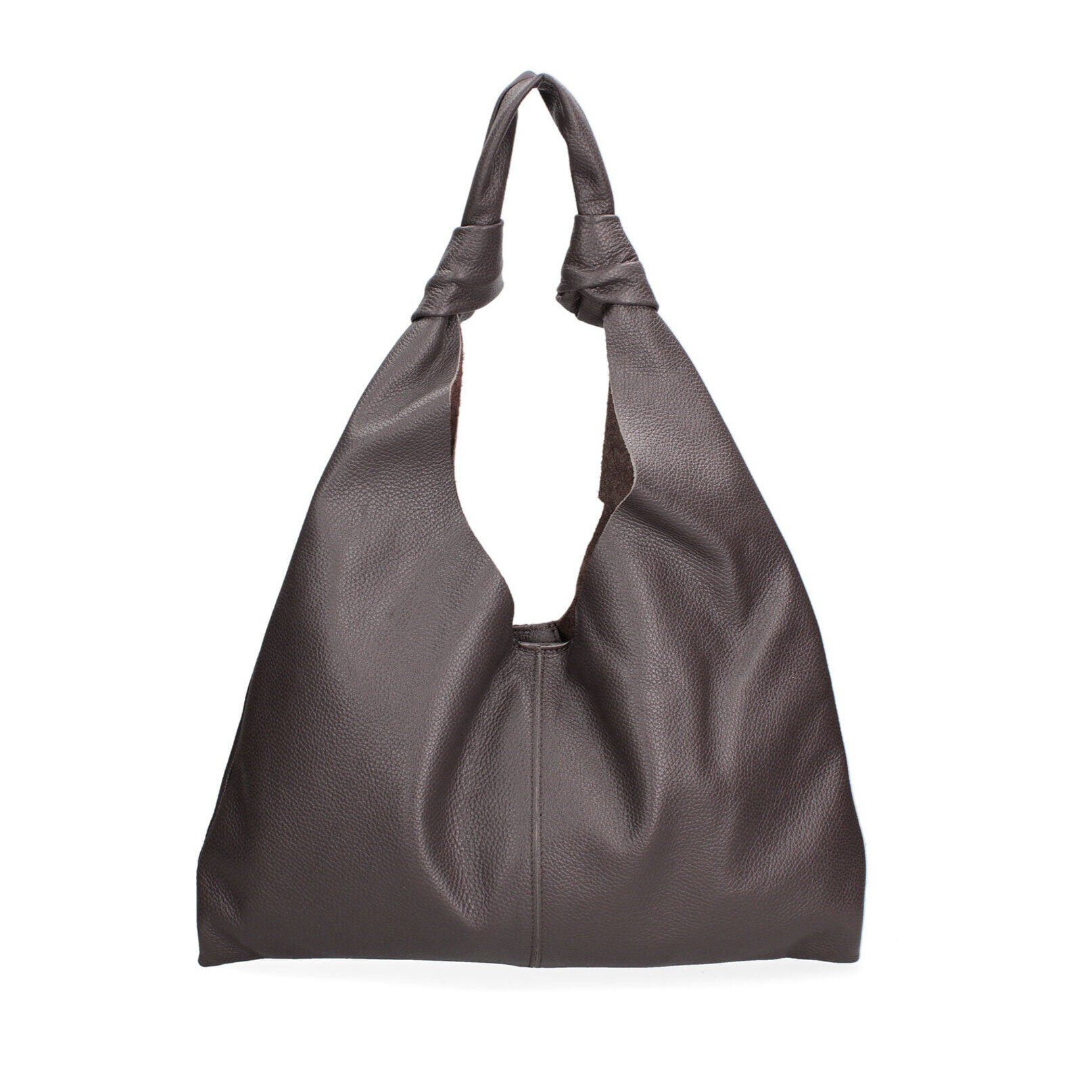 Borsa a spalla da donna In Vera pelle Made in Italy 40x42x2 cm