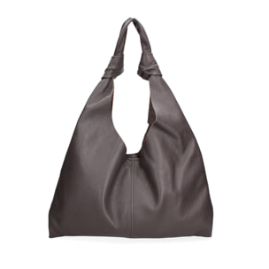 Borsa a spalla da donna In Vera pelle Made in Italy 40x42x2 cm