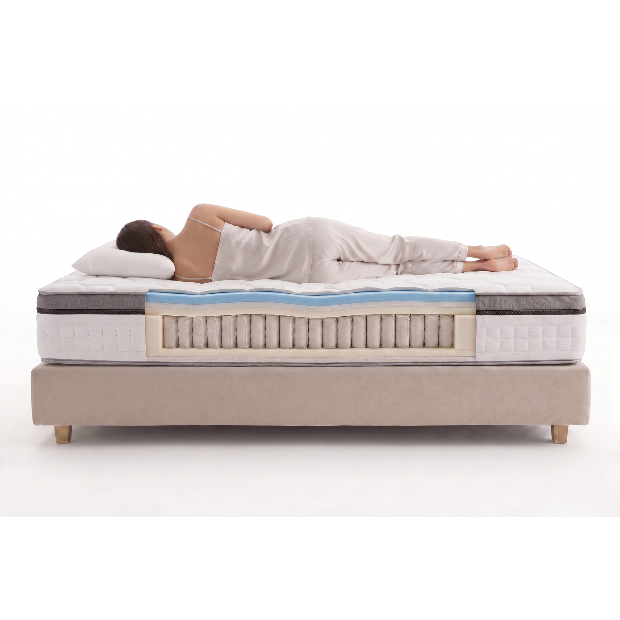 Matelas Elite Plus Spring 31 cm - Moonia