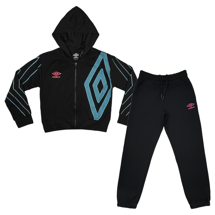 Tuta Ragazza UMBRO Cotone Leggero Primavera - 8 / 16 Anni