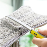 Mop in microfibra auto-strizzante - giallo e grigio