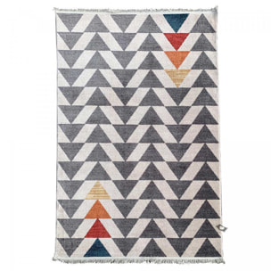Tapis salon et chambre tissé motif scandinave PEFA